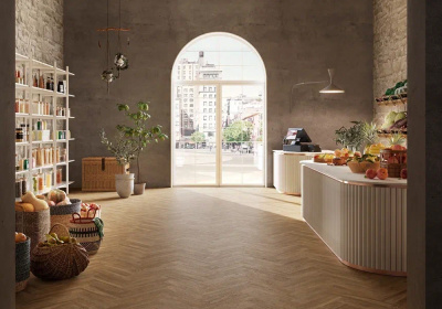 Кварцвиниловый LVT ламинат Invictus Maximus Dryback Parquet New England Oak - Toffee